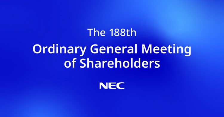 The 188th Ordinary General Meeting of Shareholders