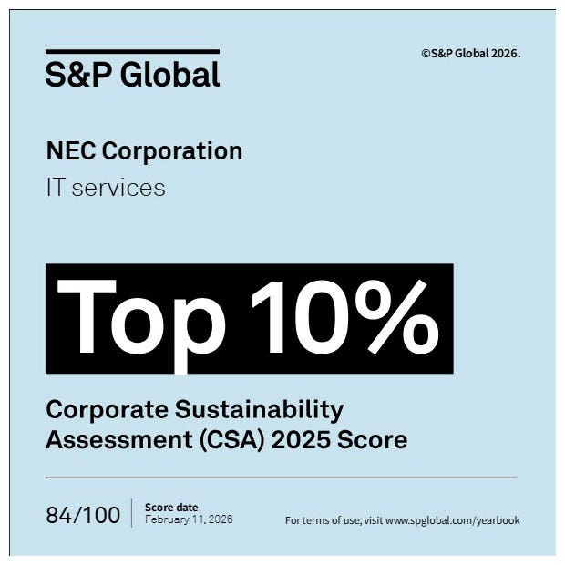The Sustainability Yearbook 2026 (Top 10% )