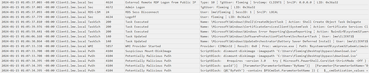 図 11 lme_wec_config.xml修正後のClient1でのHayabusaの実行結果