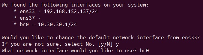 図 4 ネットワークインタフェースに関する質問