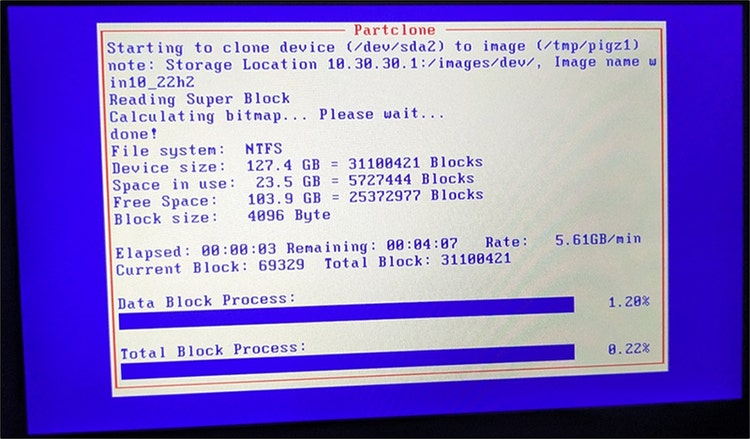 図 33 Partcloneによるイメージキャプチャ