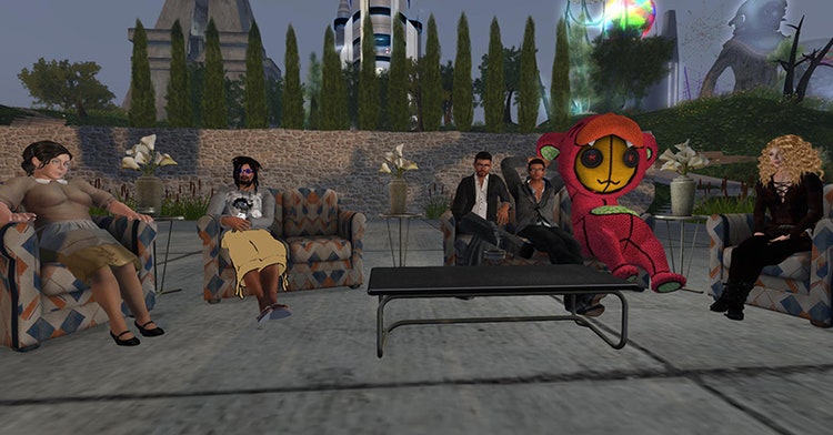 図1. 『Second Life』 （[1]から引用）