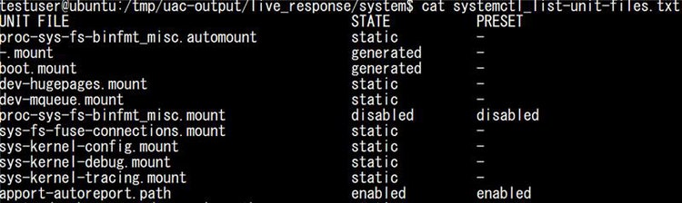 図6：live_response/system/systemctl_list_unit-files.txtの中身